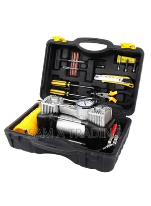 Double Air Pump With Screwdriver Set