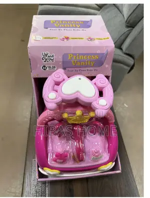 Up and Grow Princess Vanity Foot to Floor Ride on Car
