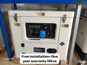 Actual Power Capacity Uk-D 10kva Diesel Gen 10kva Genset