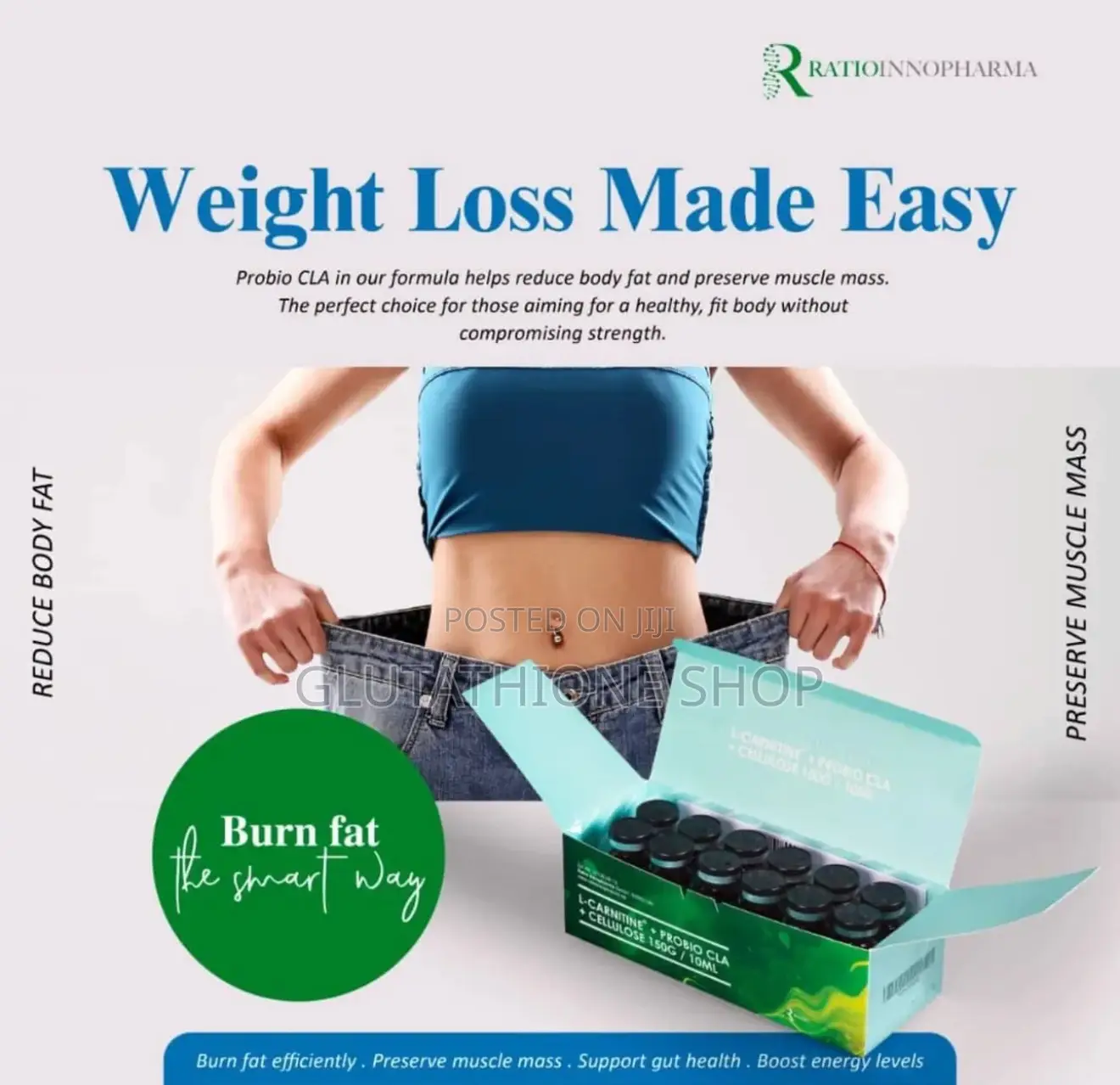 New L-Carnitine + Probio Cla + Cellulose Weight Loss