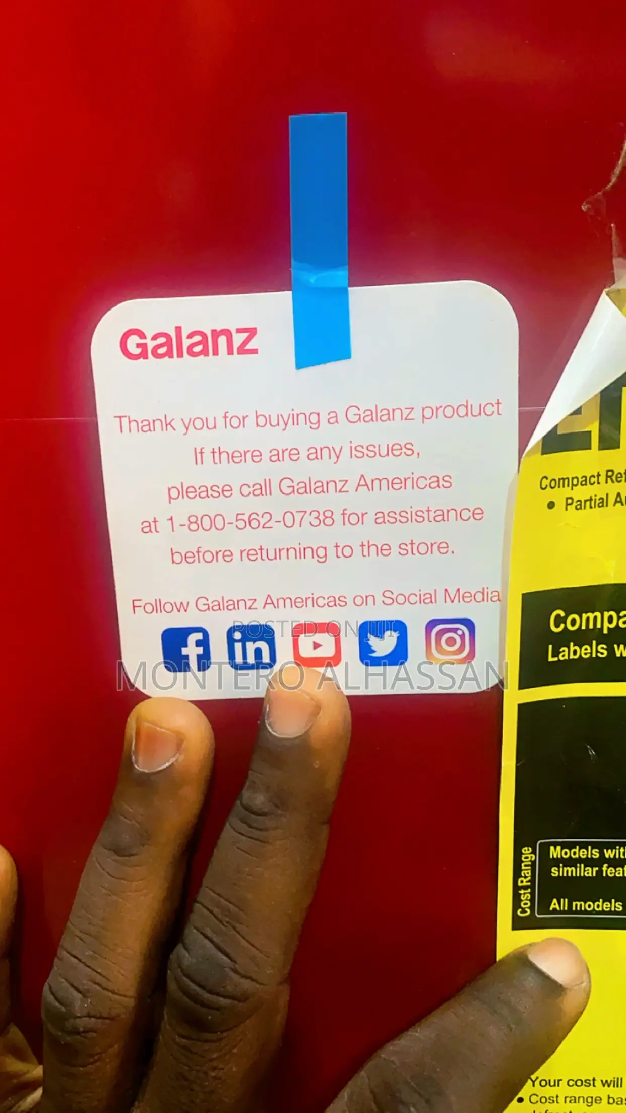 American Fridge Galanz
