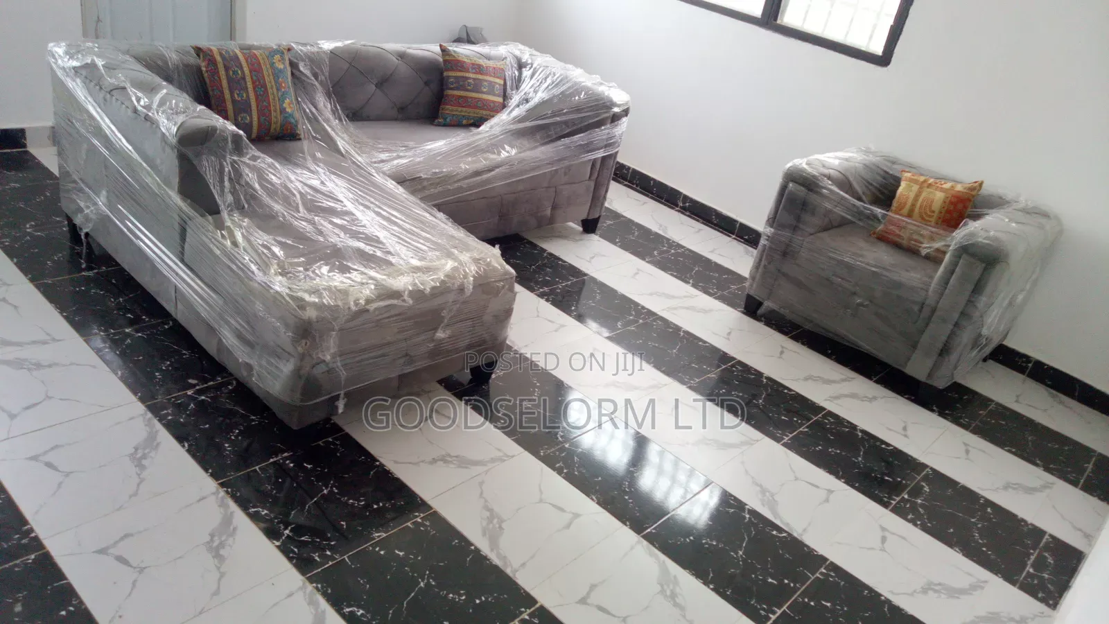Single Plus L Shape Sofa Furniture With Free Delivery