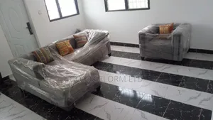 Single Plus L Shape Sofa Furniture With Free Delivery