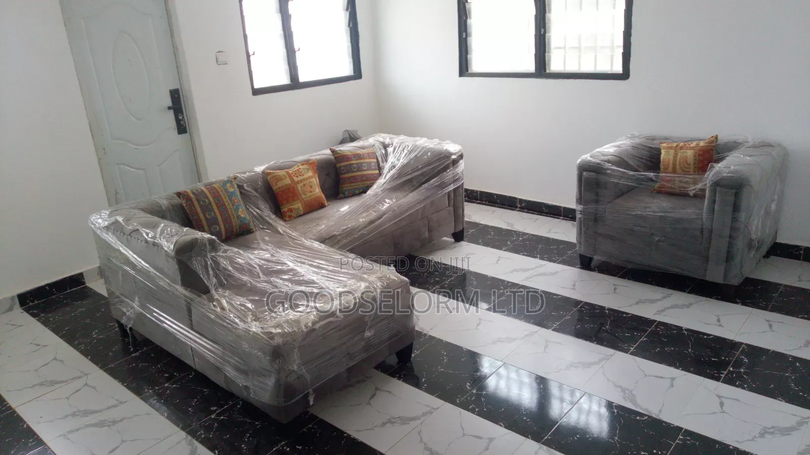 Single Plus L Shape Sofa Furniture With Free Delivery
