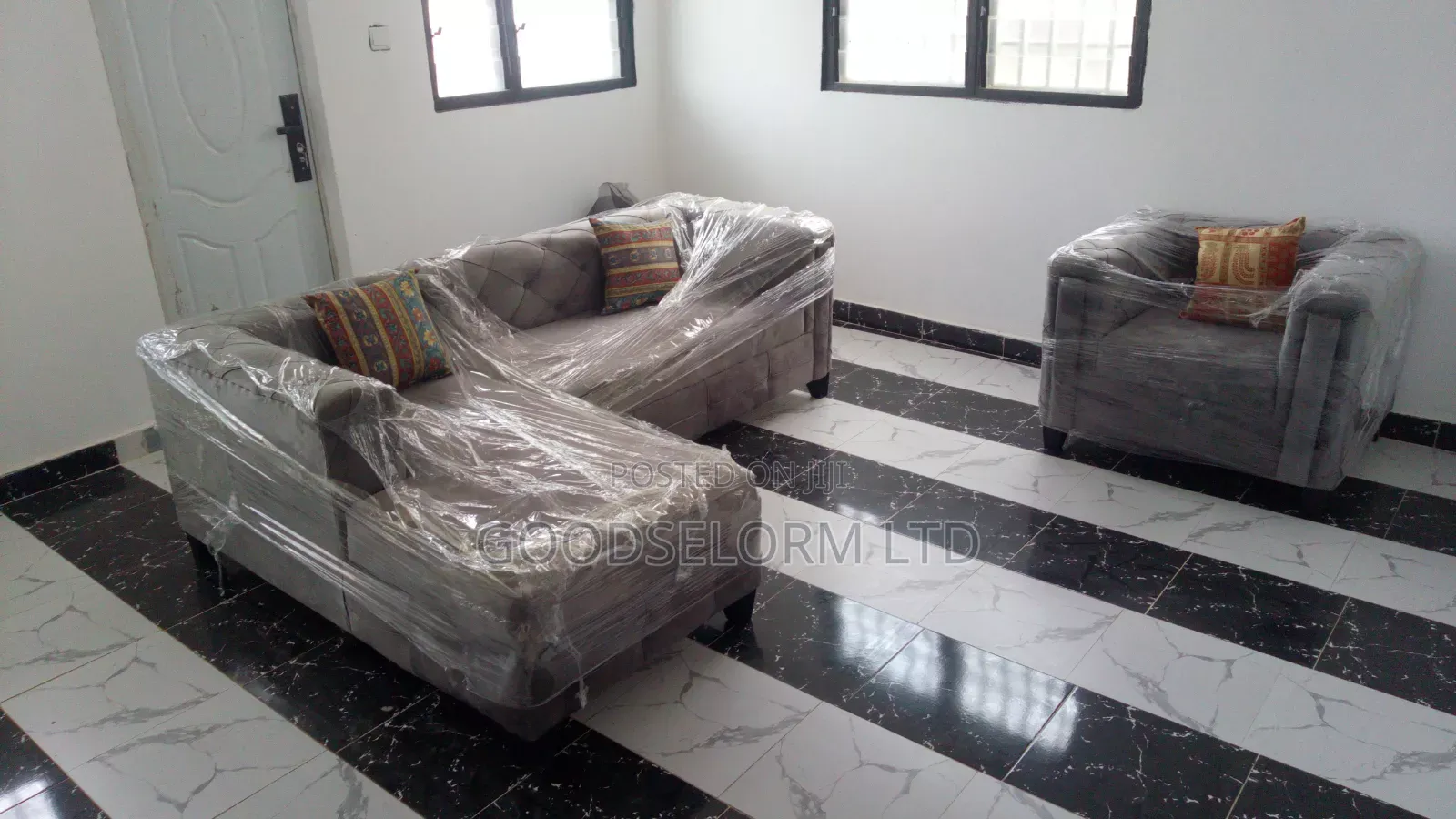 Single Plus L Shape Sofa Furniture With Free Delivery