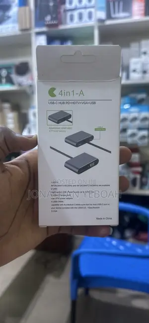 Type C 4 in 1 Adapter Hub