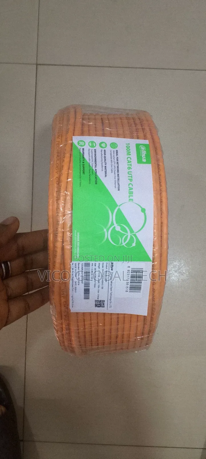 Dahua Cat6 Utp Cable 100m