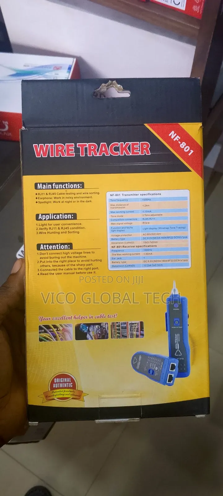 Nf-801 Wire Tracker