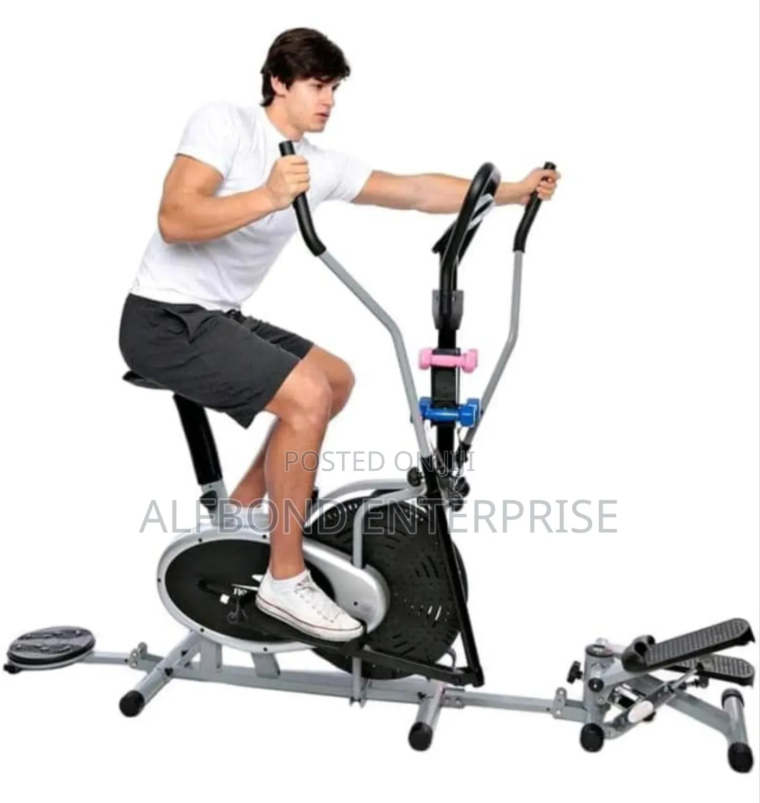 Lifecare Cross Trainer Bike With Stepper/Twister