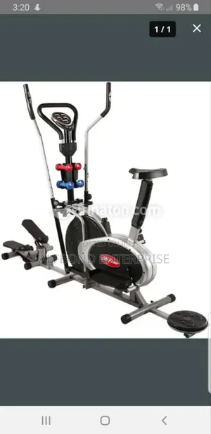 Lifecare Cross Trainer Bike With Stepper/Twister