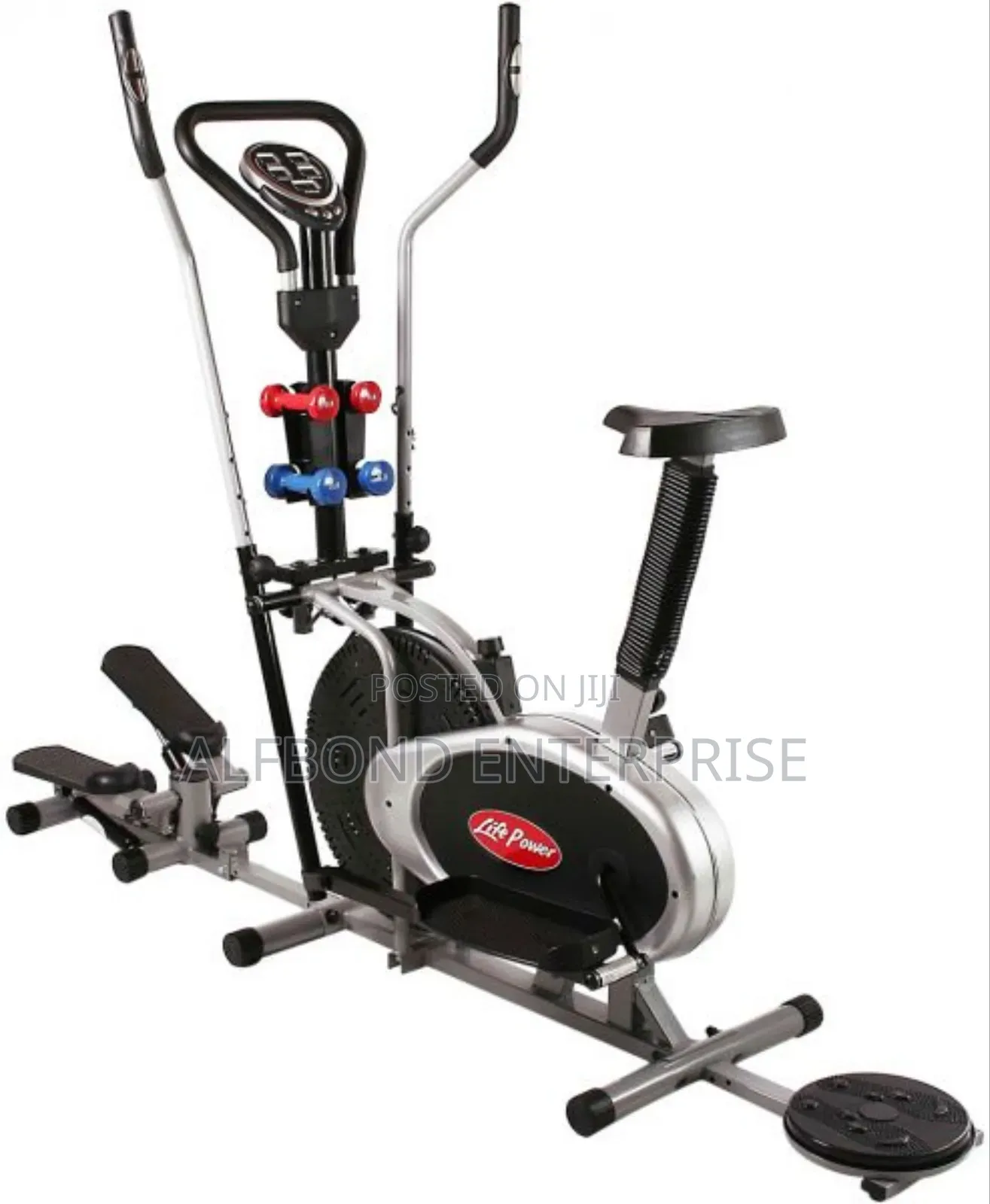 Lifecare Cross Trainer Bike With Stepper/Twister