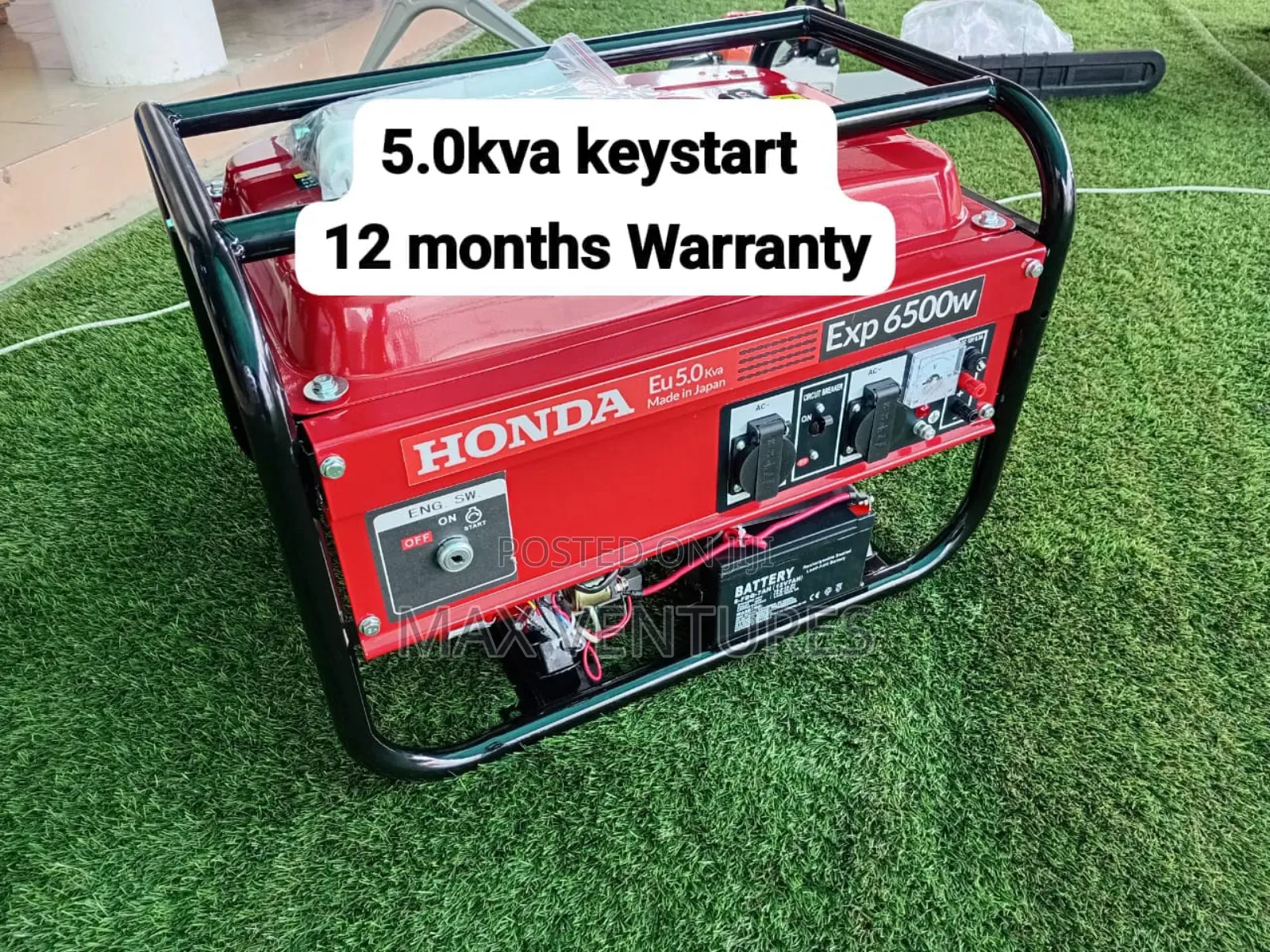 Honda 5.0kva Petrol Generator Generator Key Start Convenient
