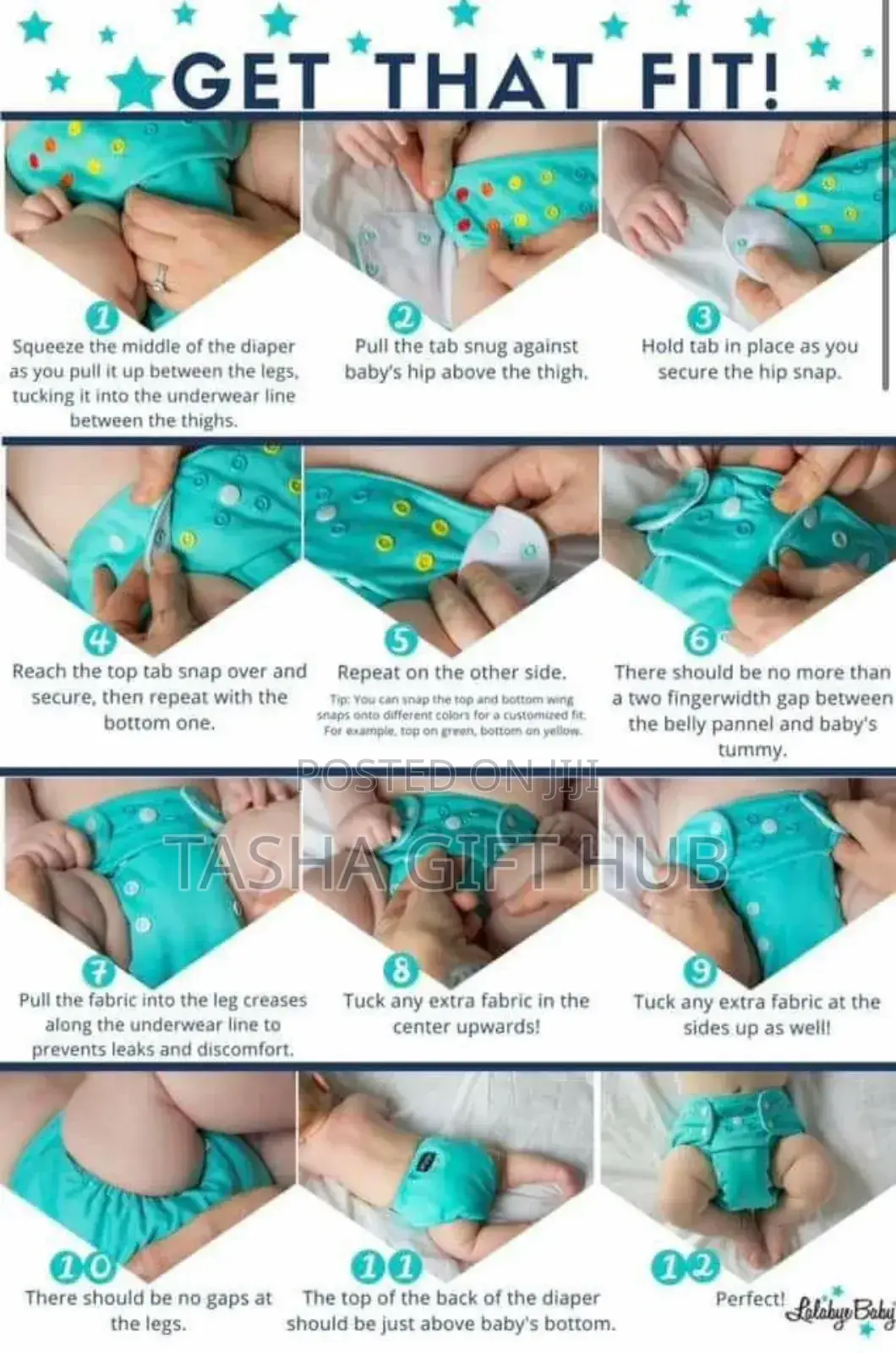 Washable Reusable Diaper Pant (0-3yrs)(Adjustable Absorbable
