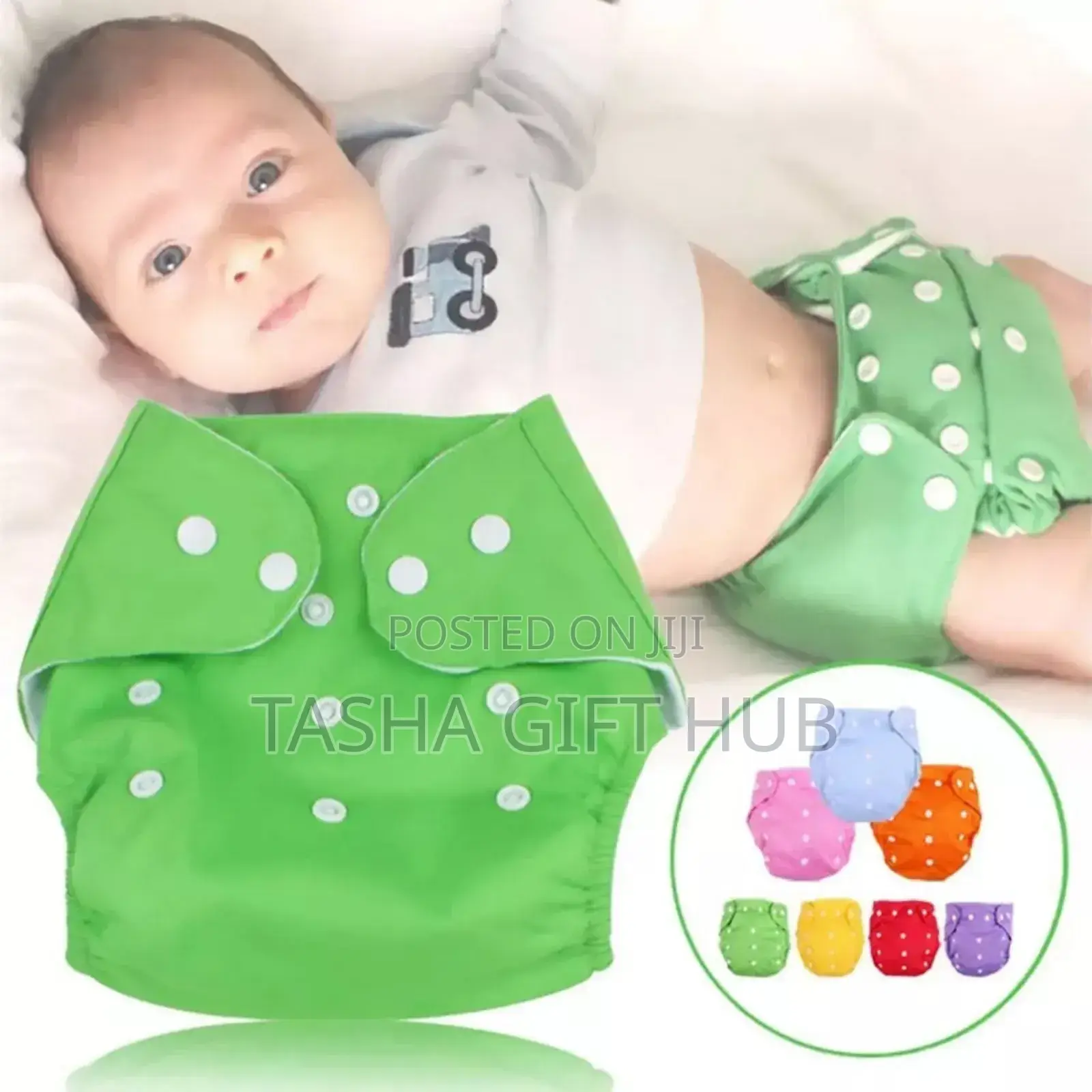 Washable Reusable Diaper Pant (0-3yrs)(Adjustable Absorbable