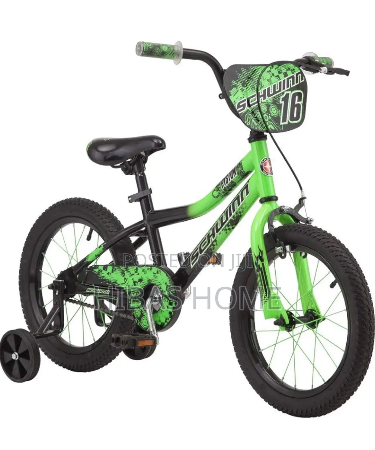 Schwinn Piston 16" Kids Bike,Green Kids Bicycle (Canada)