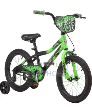 Schwinn Piston 16" Kids Bike,Green Kids Bicycle (Canada)