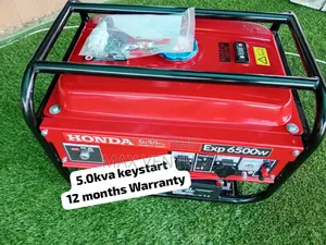 Honda 5.0kva Petrol Petrol Generator 5.0kva 6500w Newly In