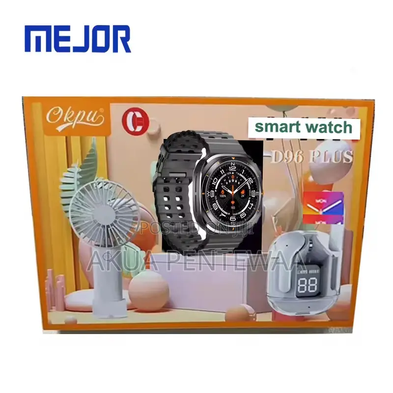 Smart Watch, Rechargeable Fan, Beautiful Airpod , Straps