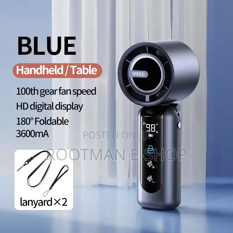 Handheld Fan, Portable Mini Fan, Adjustable Speed ​​(1-100)