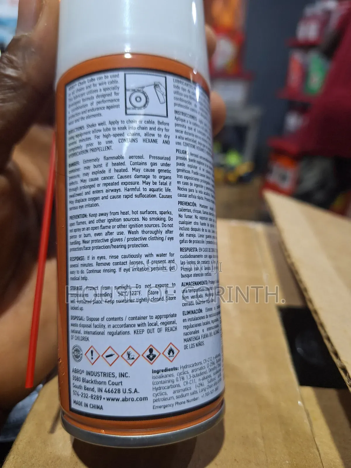 Chain Lube, Abro - Motorbikes, Bicycles,All Chain Systems
