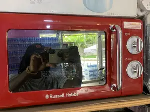 Russell Hobbs Retro Solo Manual Microwave Cream 17l 700w