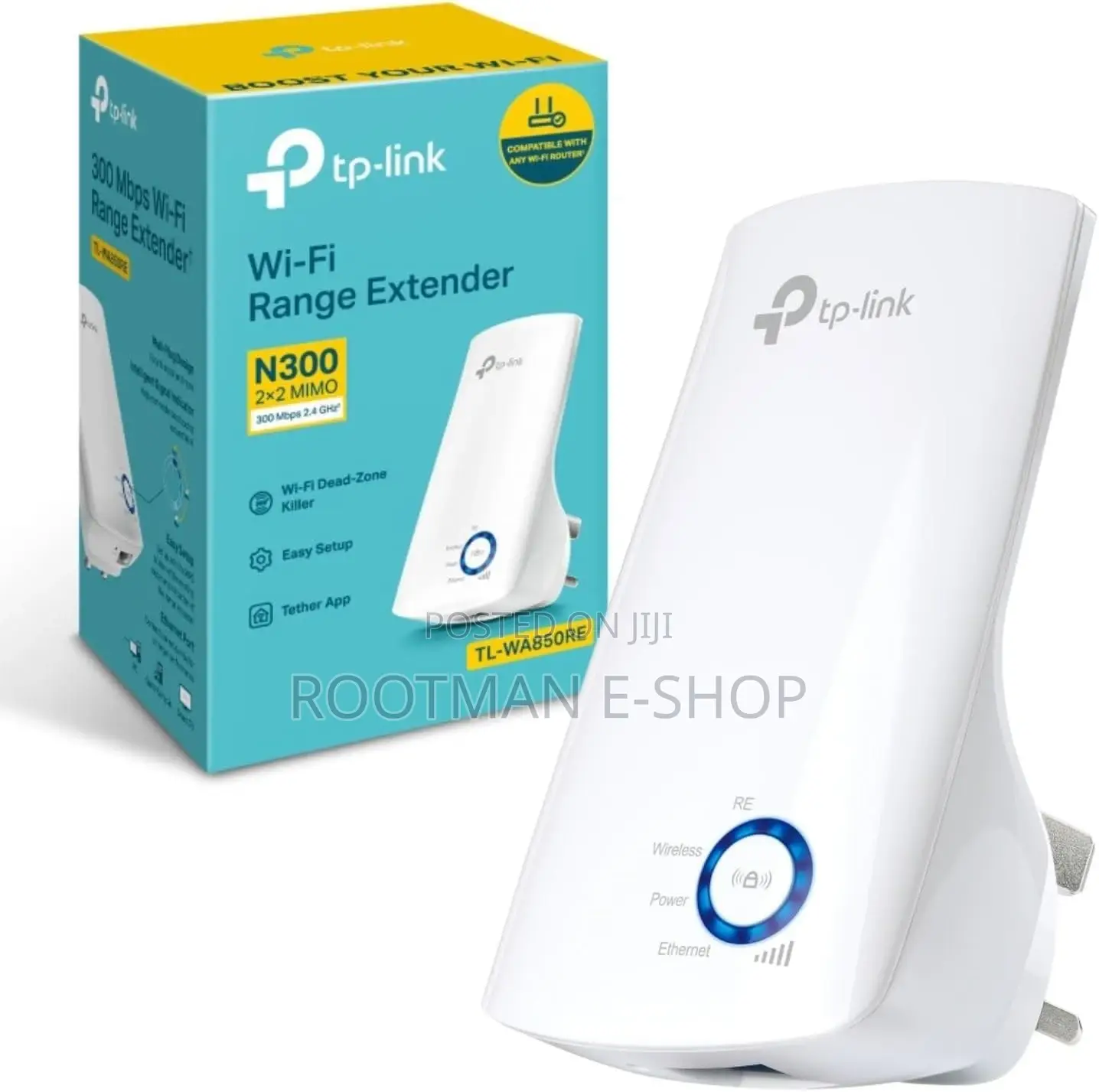 Tp-Link Tl-Wa850re N300mbps Wifi Extender Booster, Eth Port