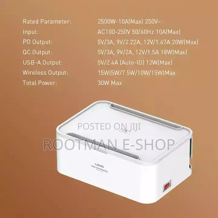 Ldnio Sn5310w Wireless Management Power Strip Box