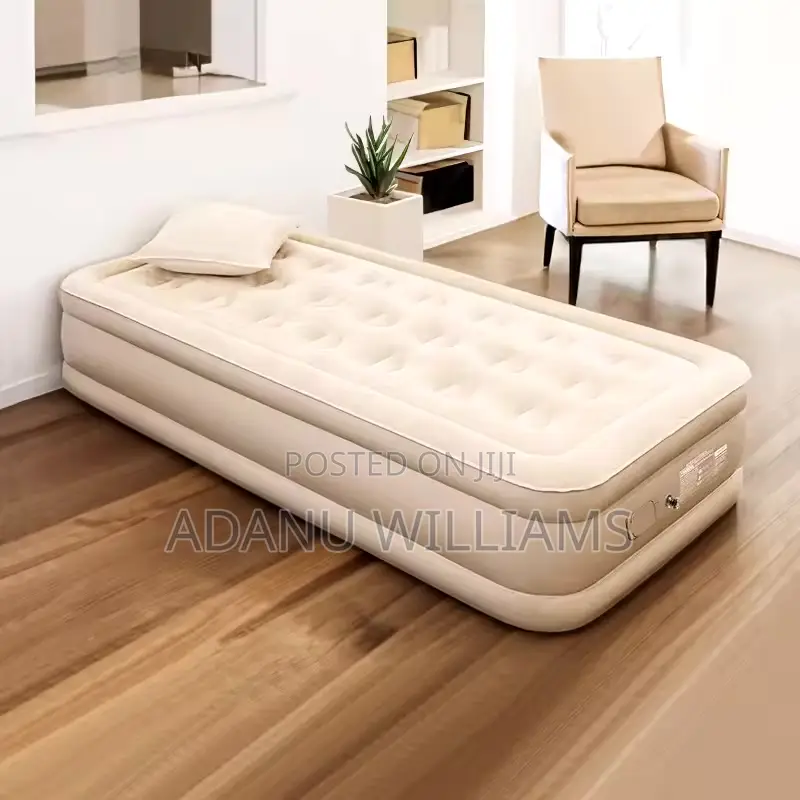 Quality Raise Single Size Air Mattress With Built-in Pump