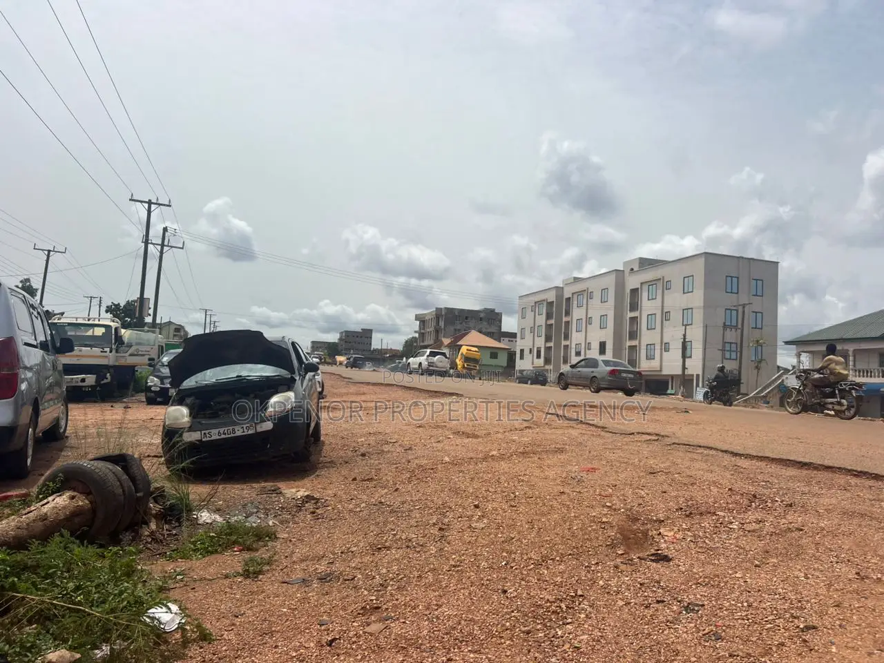 Roadside Land for Sale at Adenta