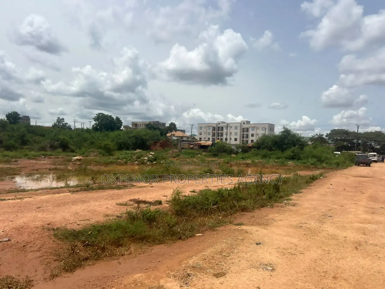 Roadside Land for Sale at Adenta