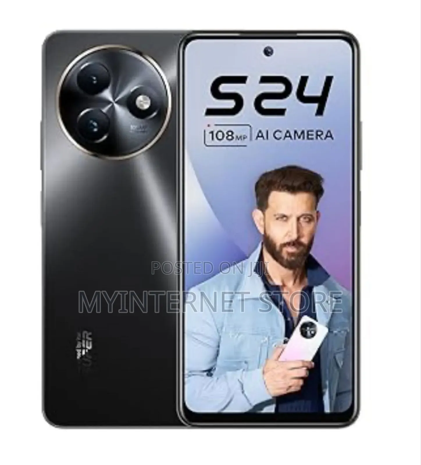 New Itel S24 128 GB Black
