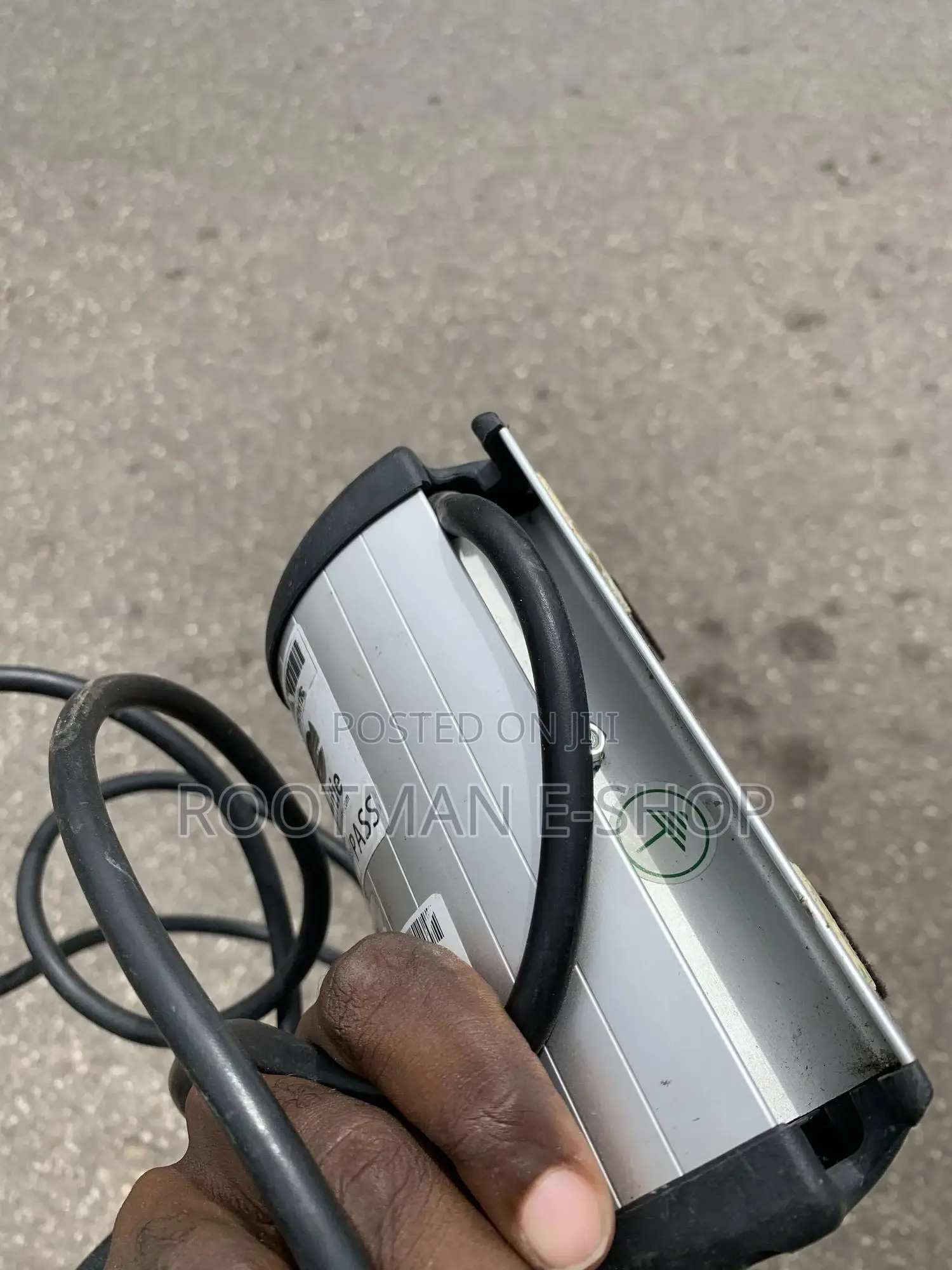 Black Desk Mounted Power Pack 2 X Power Sockets
