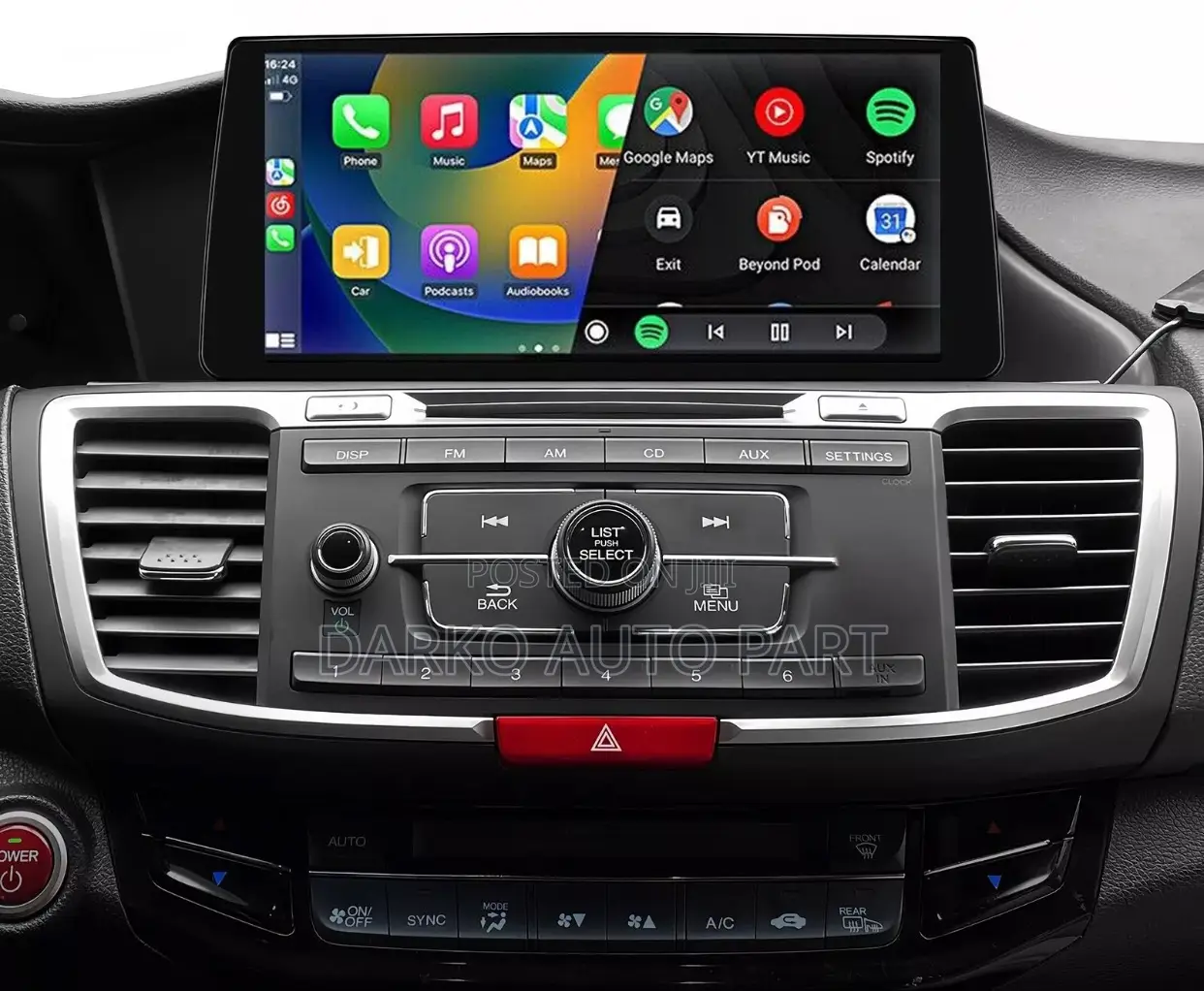 Plug Play for 2013-2017 Honda Accord 9 Android13 Car Carplay