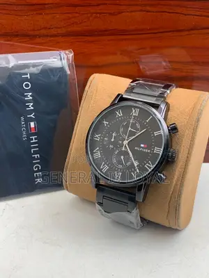 Tommy Hilfiger Black Chain Strap
