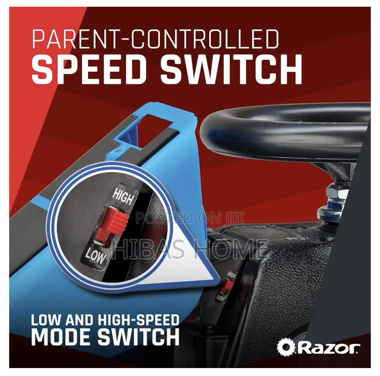 Razor Crazy Cart Shift for Kids Go Kart Ride on Electric