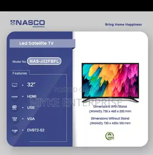 Nasco 32-inch Led Digital Satellite Tv (Model Nas-j32fbfl)