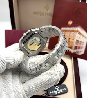 Quality Patek Philippe Premium Silver Watch for Men