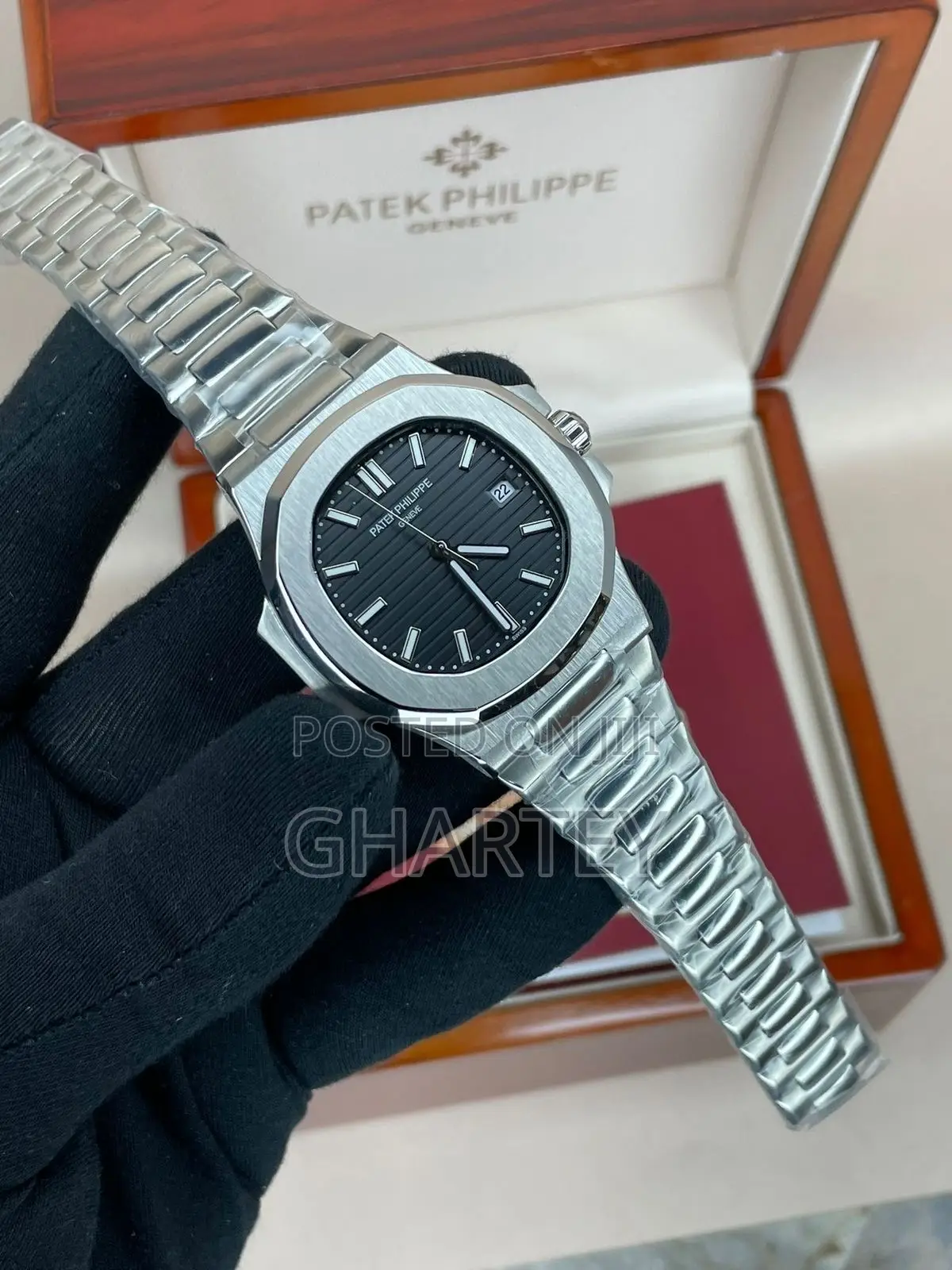 Quality Patek Philippe Premium Silver Watch for Men