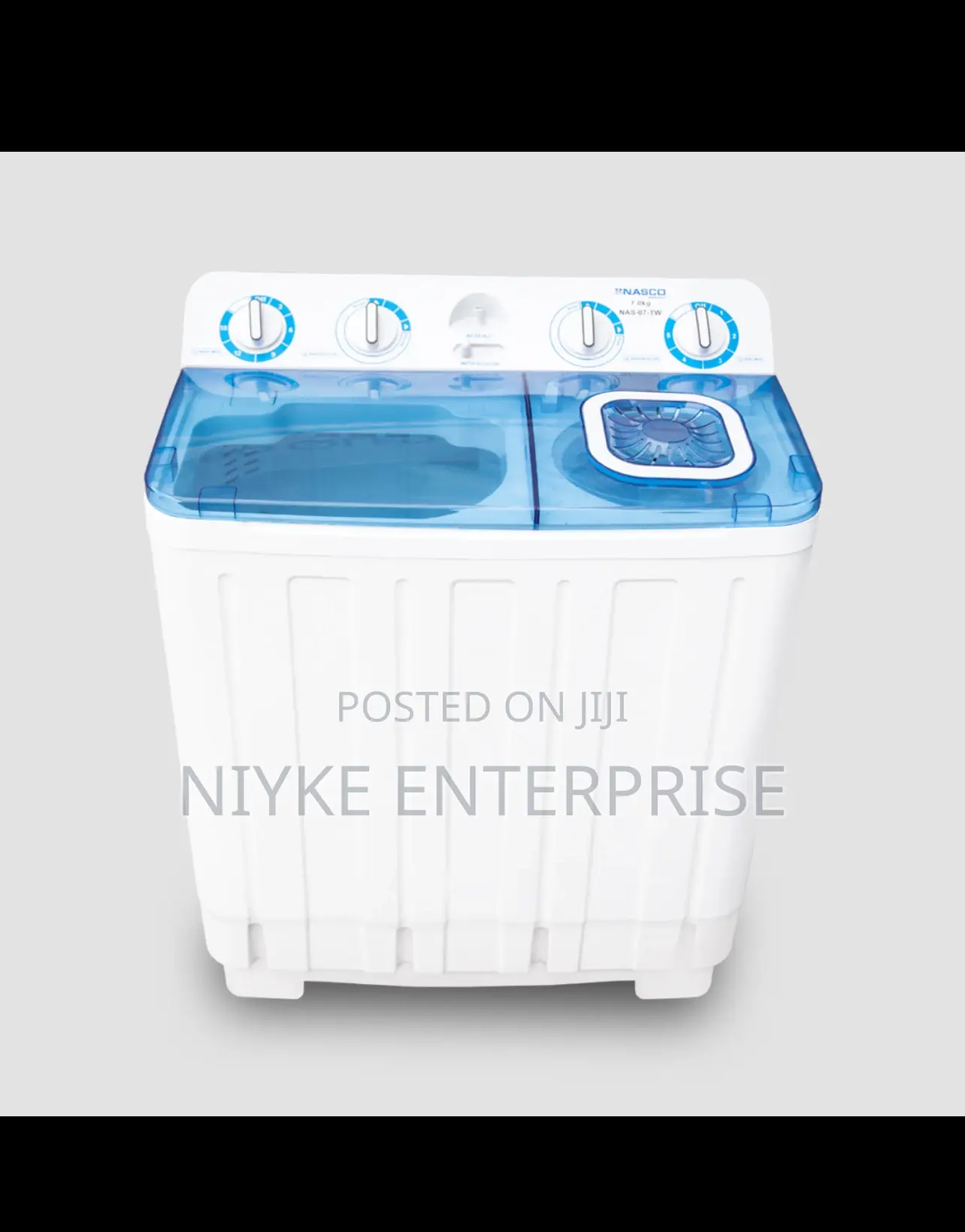 Nasco 7kg Twin Tub Washing Machine (Model Nas-07-tw)