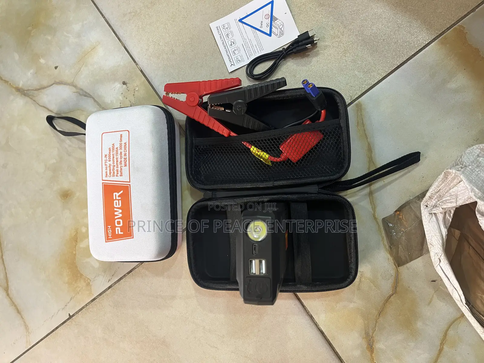 Original Car Battery Jump Starter With Capacity of 6000mah