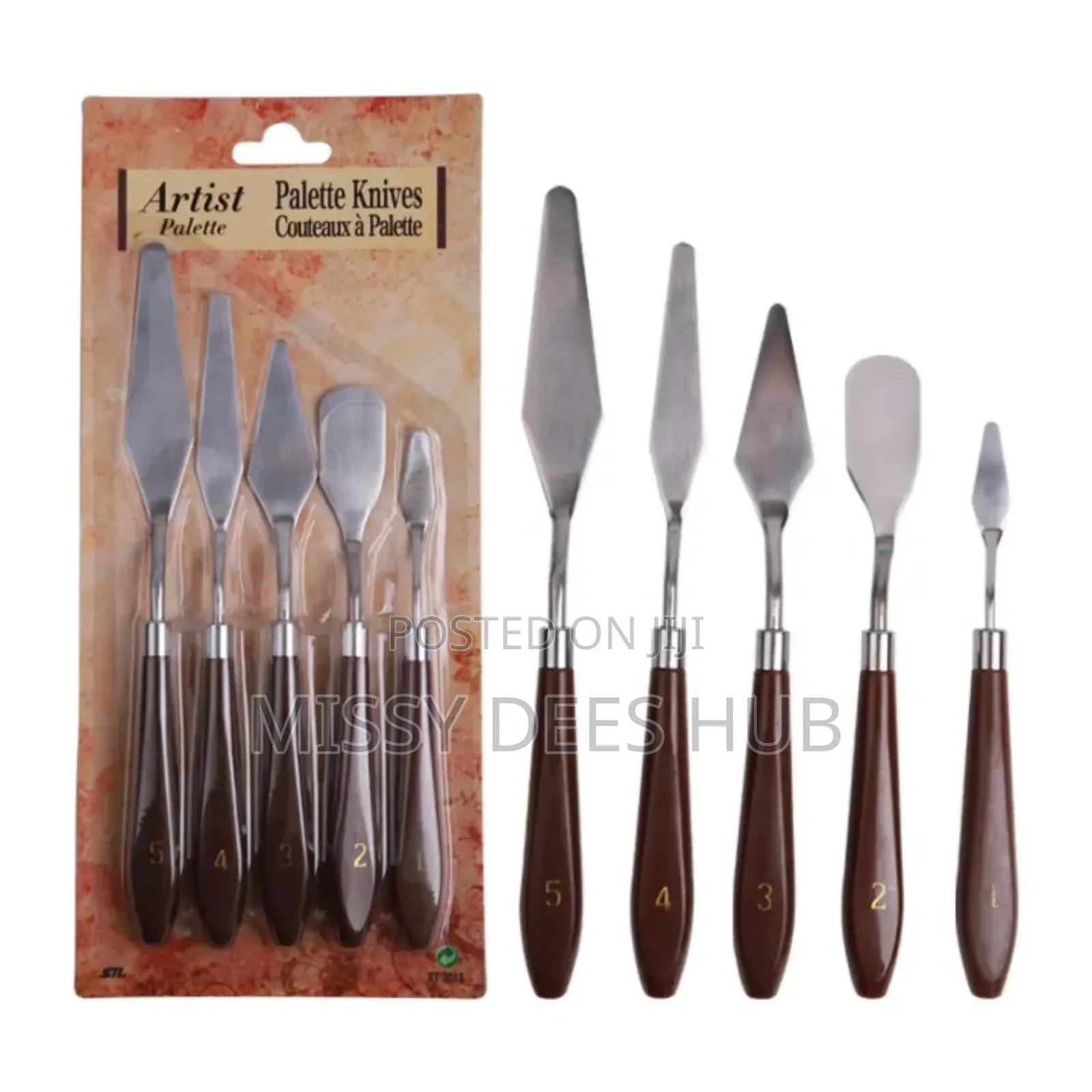 5pcs Artist Pallet Knives Set