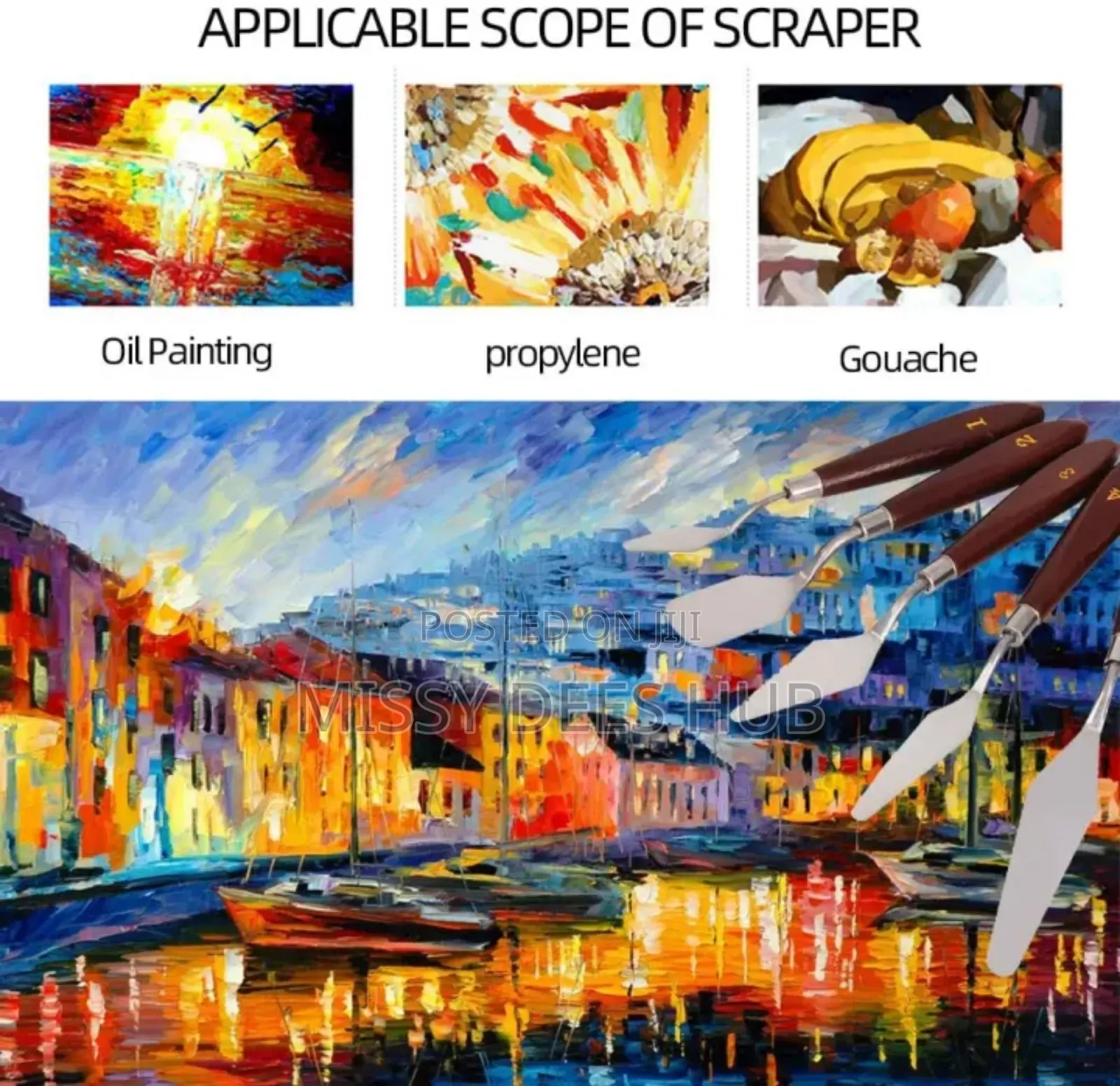 5pcs Artist Pallet Knives Set