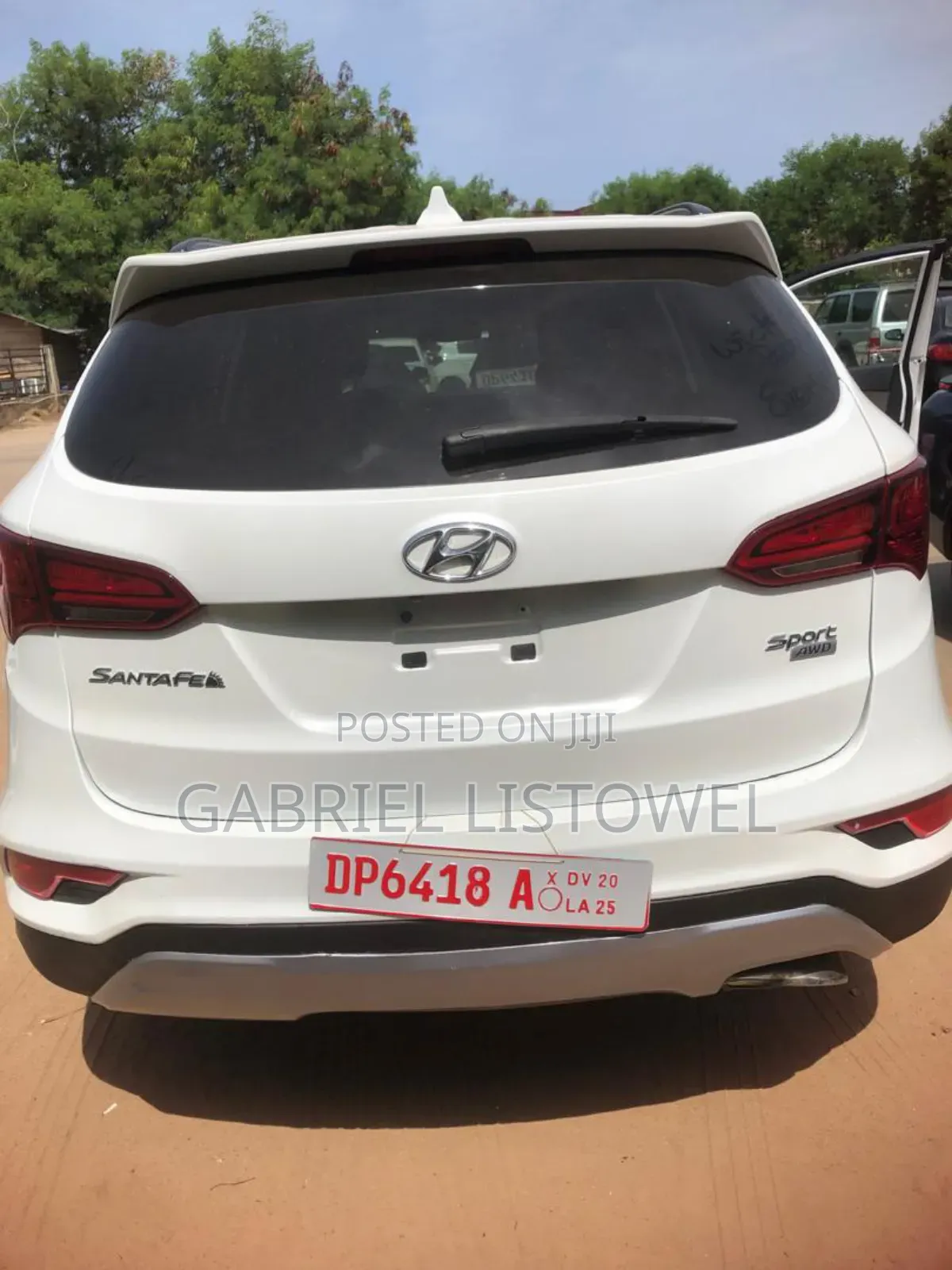Hyundai Santa Fe Limited Ultimate AWD 2018 White