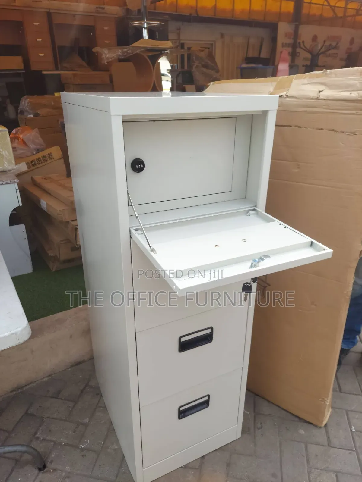 File Cabinet With Safe