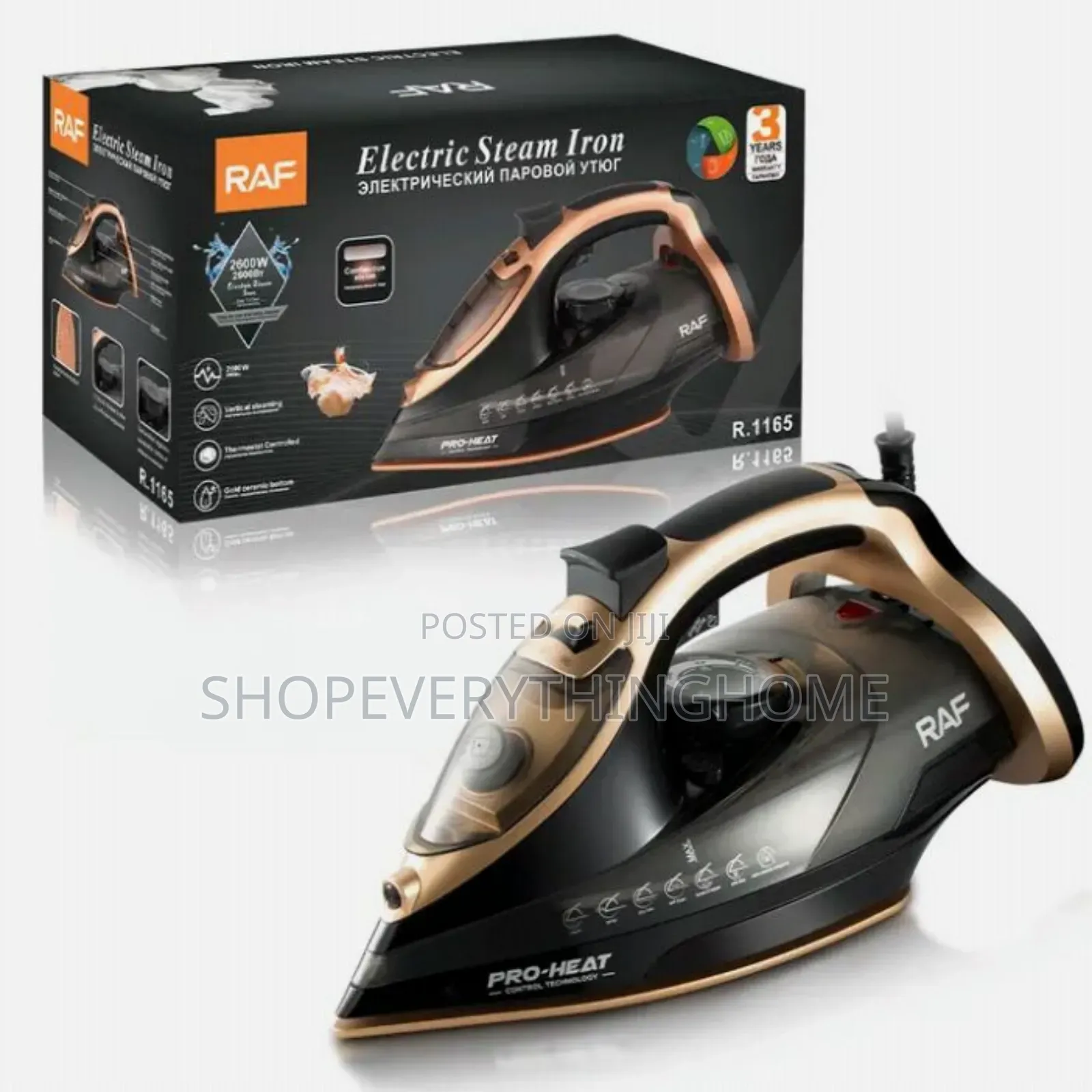 Raf Electric Steam Iron