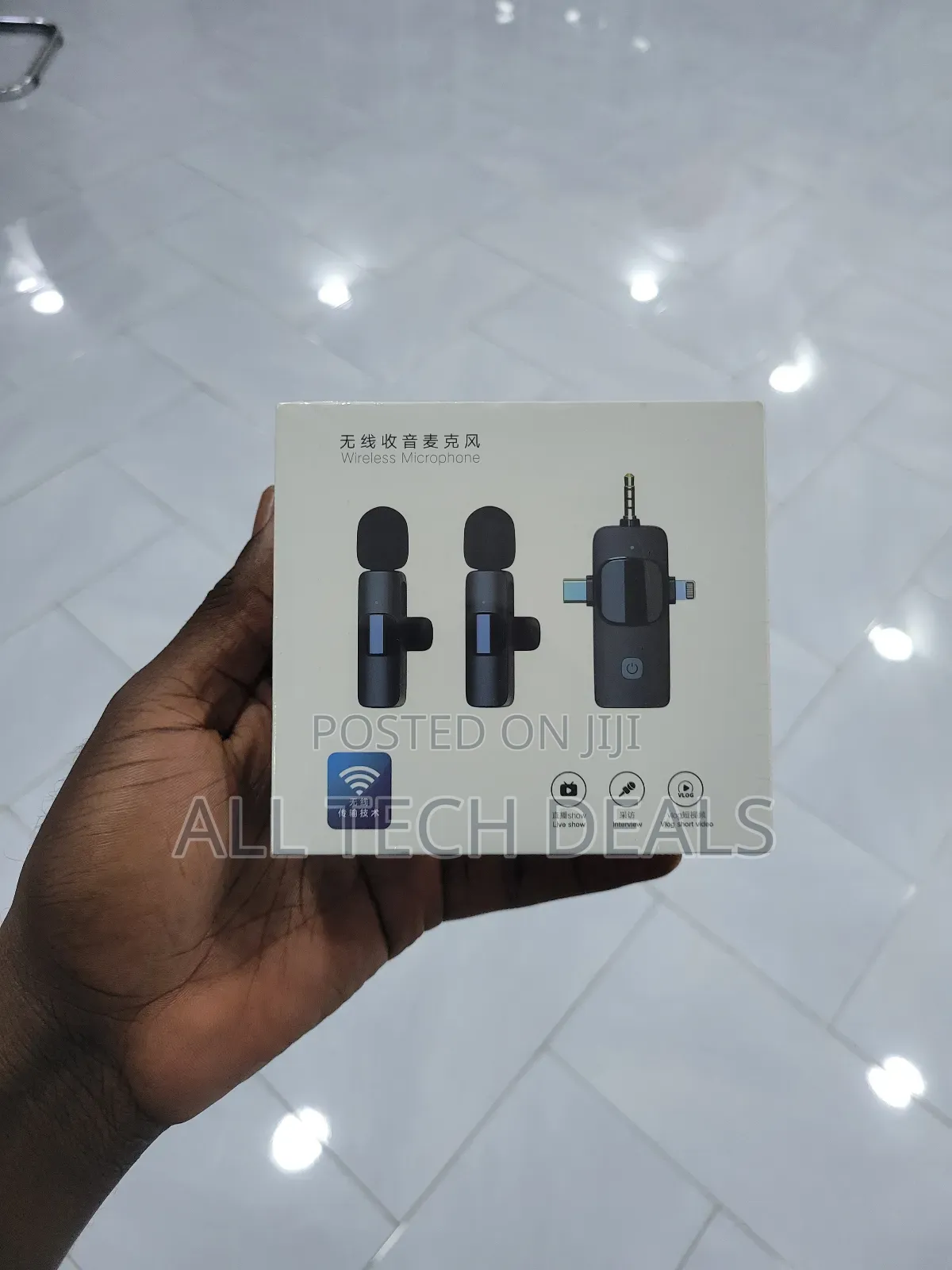 Double Lapel/Lavalier 3in1 Mic