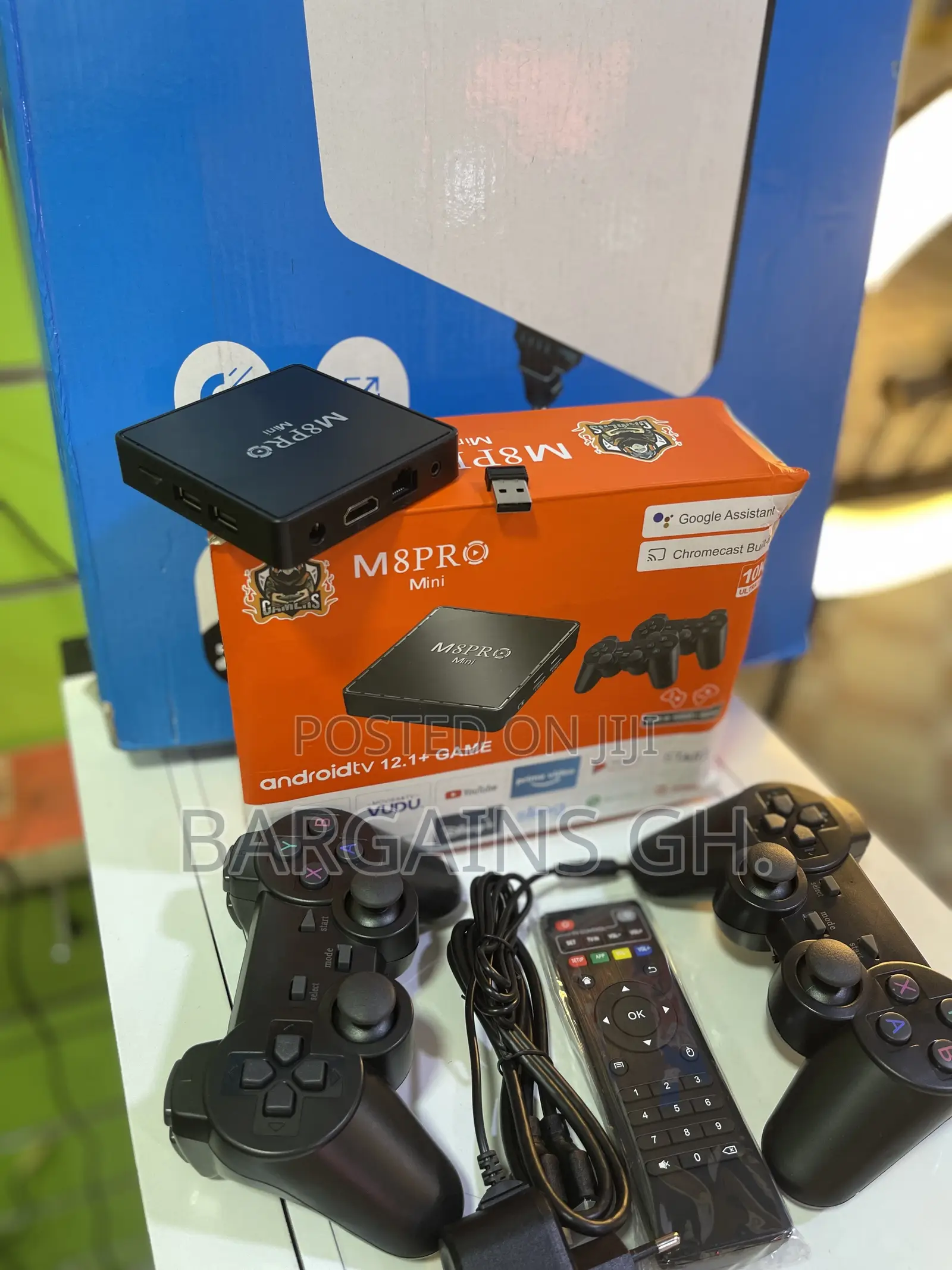 M8 Pro Mini Android Smart Tv Box and Retro Game Console