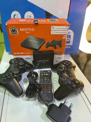 M8 Pro Mini Android Smart Tv Box and Retro Game Console