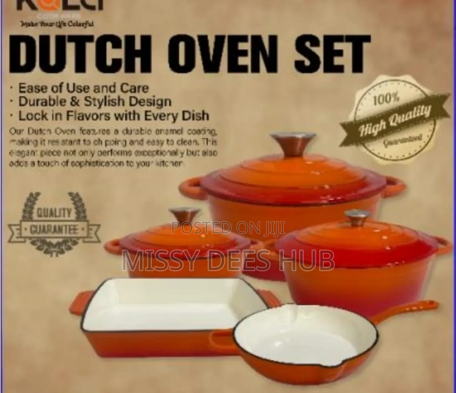 8pcs Dutch Oven Set