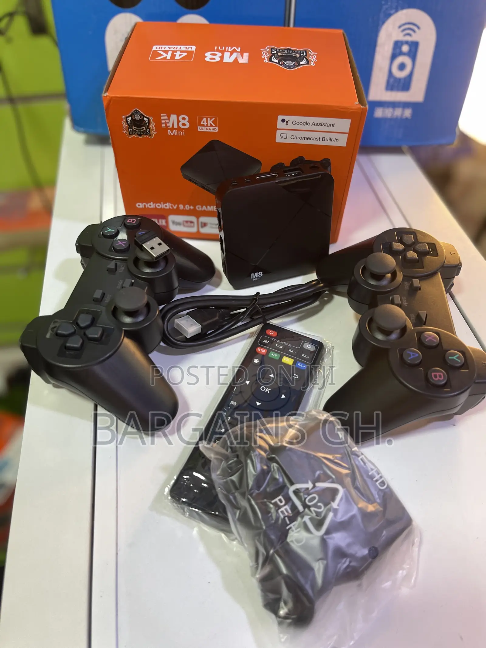 M8 Mini Android Smart Tv Box and Retro Game Console